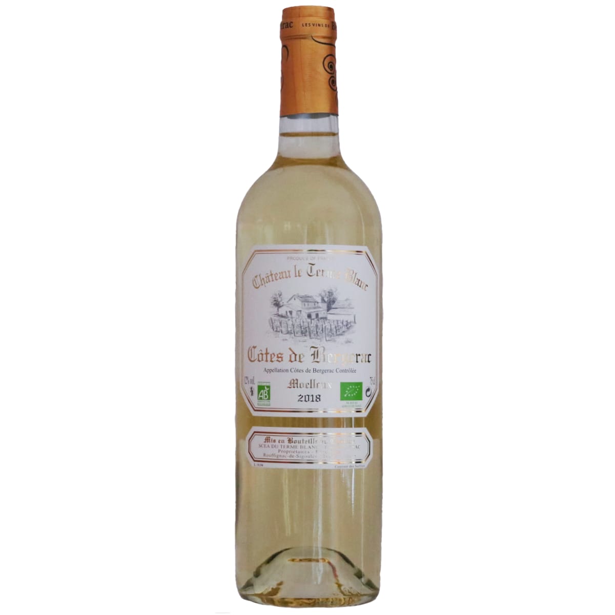 Château Le Terme Blanc – Côtes de Bergerac Blanc Moelleux – Bio – 2022 –  Les Celliers Vignobles & Château du Périgord